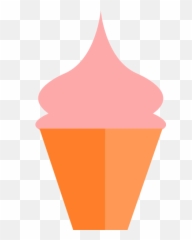 Strawberry Ice Cream Free Svg - Ice Cream Cone png