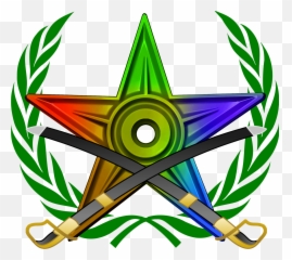 Graphic War Barnstar V2 - Laurel Wreath png