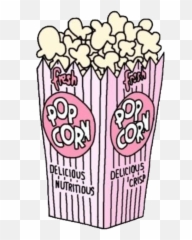 Tumblr Popcorn Png 1 Image - Cute Popcorn Png,Popcorn Png