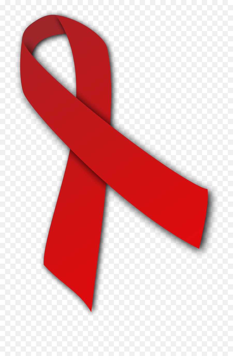 Red Ribbon Png Image Background - Clip Art Aids Ribbon,Red Ribbon Transparent Background