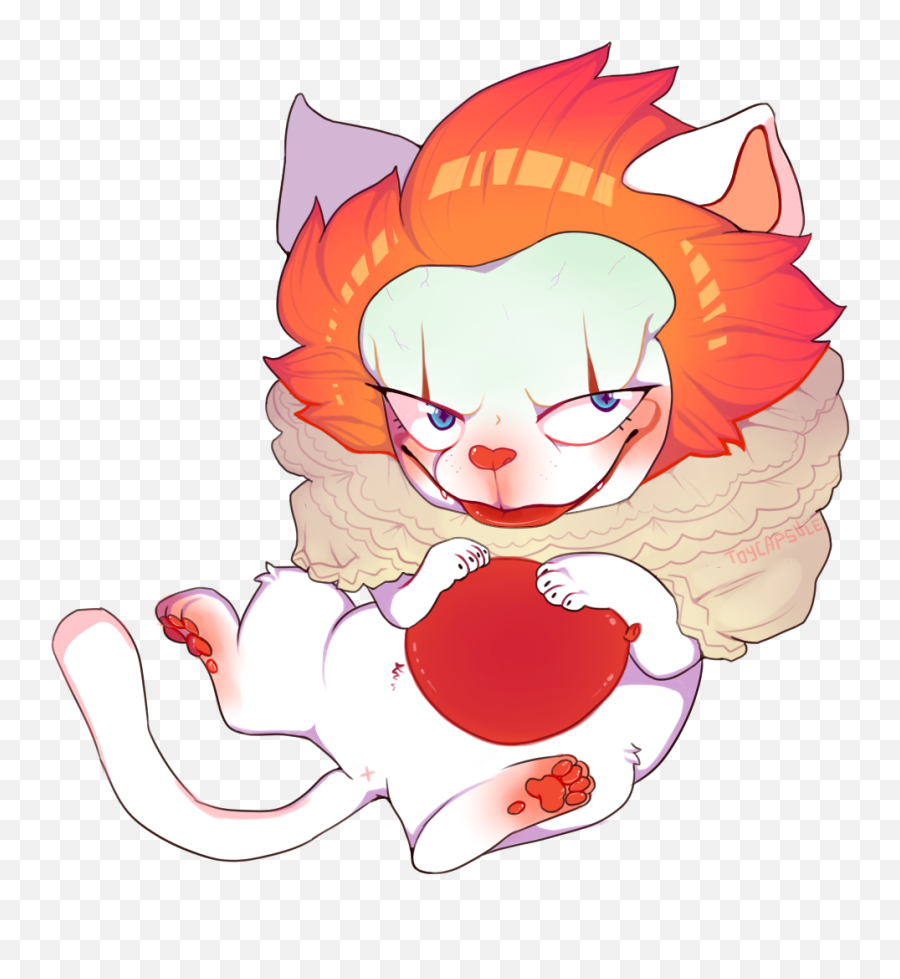 Pennywise - It Stephen King Image 2187953 Zerochan Pennywise Fan Art Cute Png,Pennywise Transparent