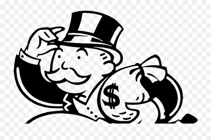 Rich Png File Mart - Monopoly Man Transparent,Monopoly Money Png
