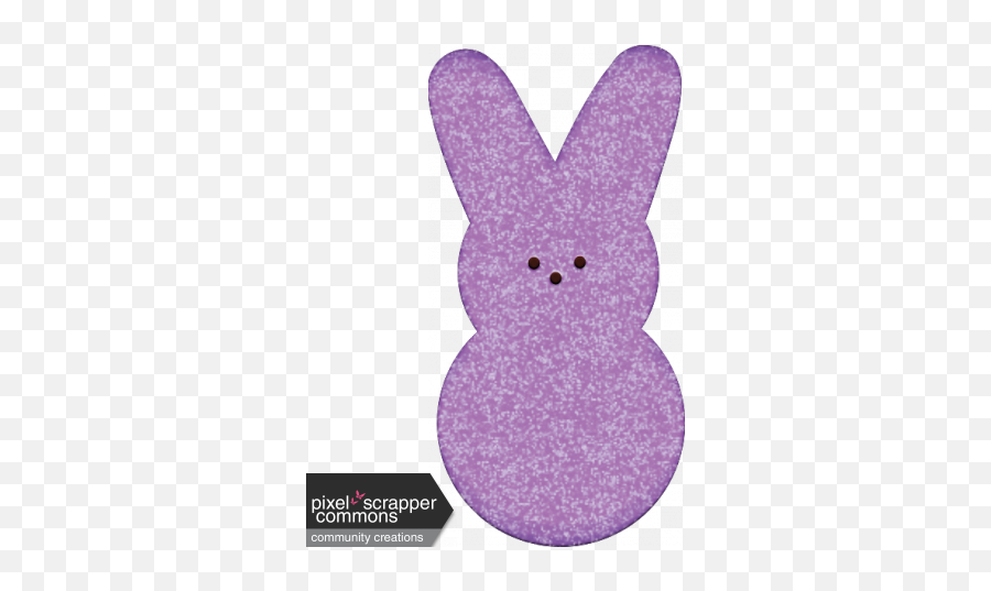 Easter - Purple Peep Bunny Graphic By Melissa Riddle Pixel Domestic Rabbit Png,Peeps Png