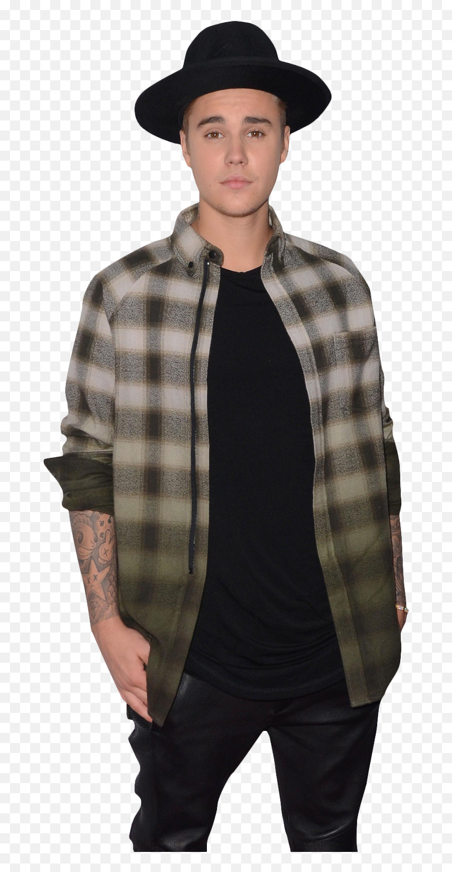 Justin Bieber With Hat Png Image For Free Download - Justin Bieber 2015 Flannel,Justin Bieber Png