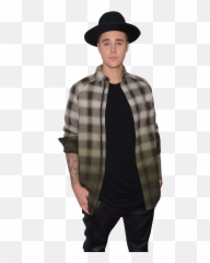 Justin Bieber With Hat Png Image For Free Download - Justin Bieber 2015 Flannel,Justin Bieber Png