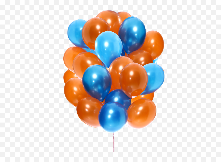 Midnight Summer - Orange And Blue Balloons Png,Up Balloons Png