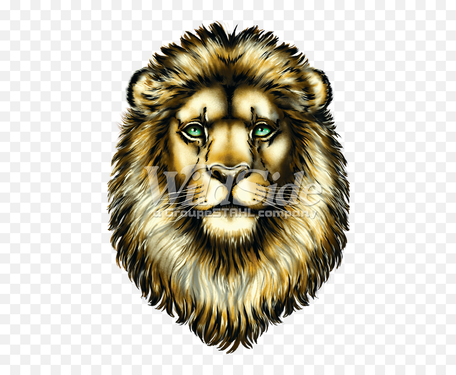 Big Face Roaring Lion Adult T - Masai Lion Png,Lion Face Png