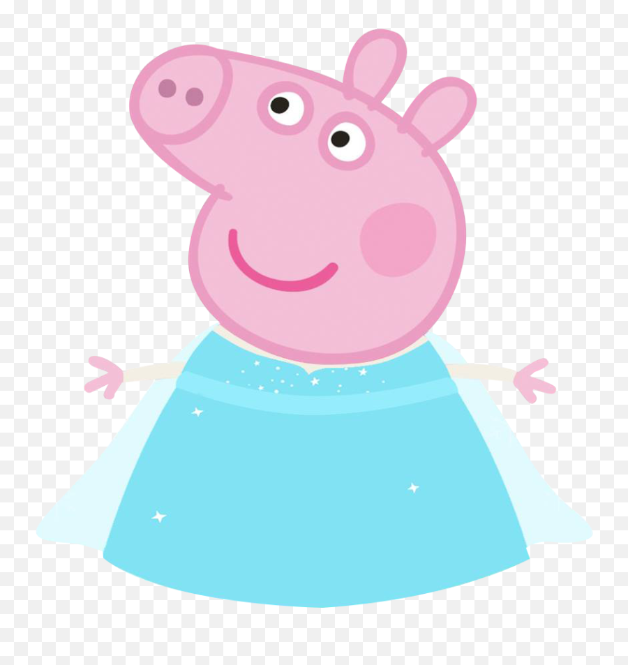 Peppa Pig Elsa Frozen 01 - Peppa Pig Png,Elsa Frozen Png