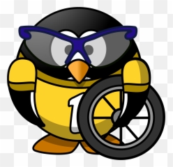 Download Cyclist Penguin - Cycling Penguin Png Image With No Penguin Vector,Bicyclist Png