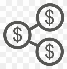 Share Dollar Coin Icon - Transparent PNG u0026 SVG vector file Number