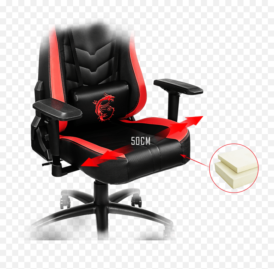 Chair - Office Chair Full Size Png Download Seekpng Msi Mag Ch110 Gaming Chair,Chair Png