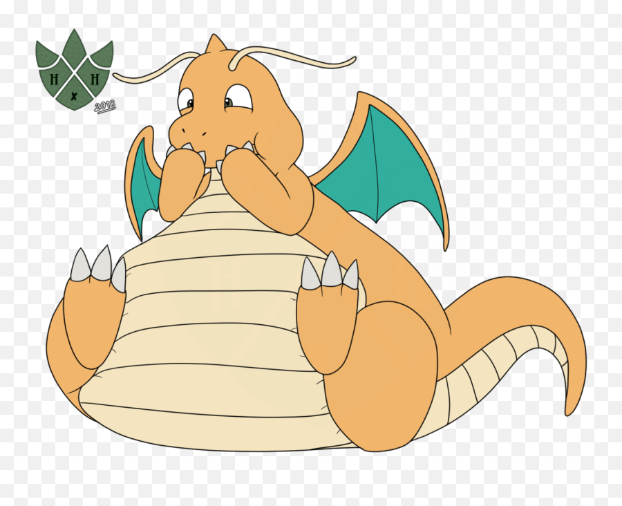 Pudgymon Dragonite By Nintendofurs - Fur Affinity Dot Net Cartoon Png,Dragonite Png