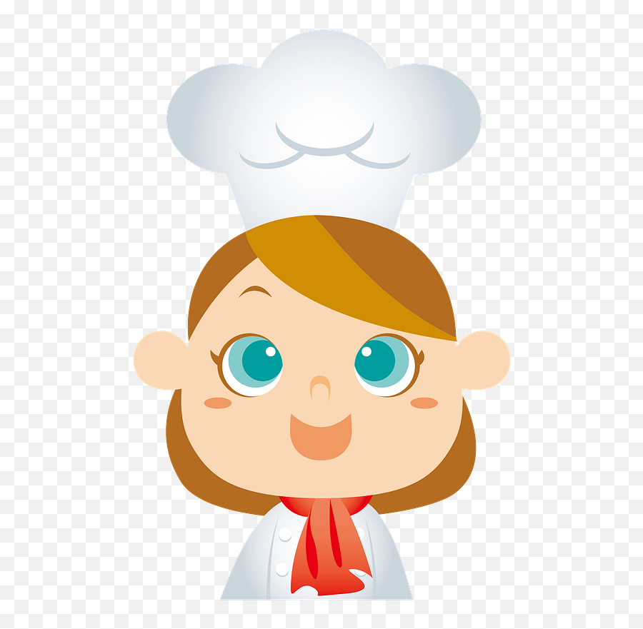 Cook Child Girl Clipart - Happy Png,Girl Clipart Transparent