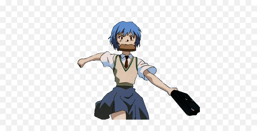 Transparent Evangelion - Transparent Rei Ayanami Gif Png,Anime Png Gif