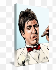 Scarface By Dan Avenell - Scarface Art Png,Scarface Png