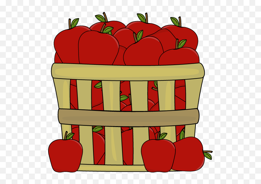 Apple Clip Art - Apple Images Apple Basket Clipart Png,Cartoon Apple Png