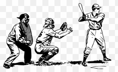 Download Baseball Hd Image Clipart Png Free Freepngclipart - Clip Art Black And White Baseball Player,Baseball Clipart Png