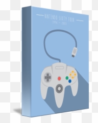 N Periwinkle By Trev Poulson - Portable Png,N64 Controller Png