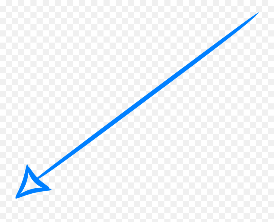 Arrow Left Blue - Free Vector Graphic On Pixabay Transparent Long Arrow Png,Long Arrow Png