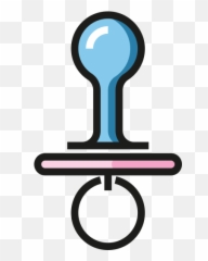 Pacifier Svg Vector Icon Free Icons Uihere - Clip Art png