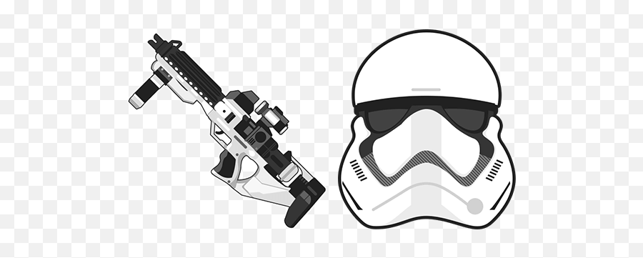 Star Wars Stormtrooper G - 11f Blaster Rifle Cursor U2013 Custom Stormtrooper Cursor Png,Stormtrooper Png