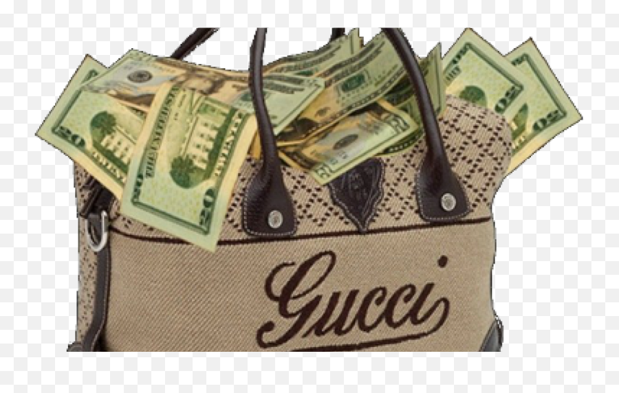 Gucci Money Bag Fashion - Money Bag Png Download 19251085 Bag Full Of Money Png,Gucci Logo Transparent