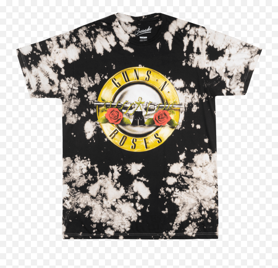 Download Guns N Roses Bullet Logo T - Shirt Bleach Wash Mens Guns N Roses Bleached Shirt Png,Bleach Logo Transparent
