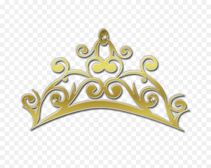 Cinderella Clipart Tiara - Gold Princess Crown Png Gold Princess Tiara Png,Crown Clipart Png