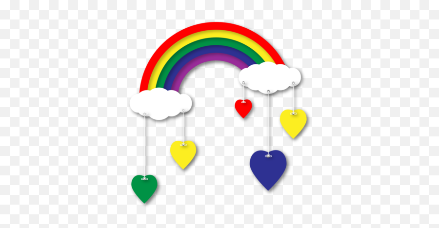 Free Rainbow And Cloud Png With - Arcoiris Fondo Nubes Png,Rainbow Cloud Png