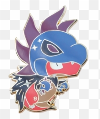 Grumpii Poke Hard Enamel Pin - Fictional Character png