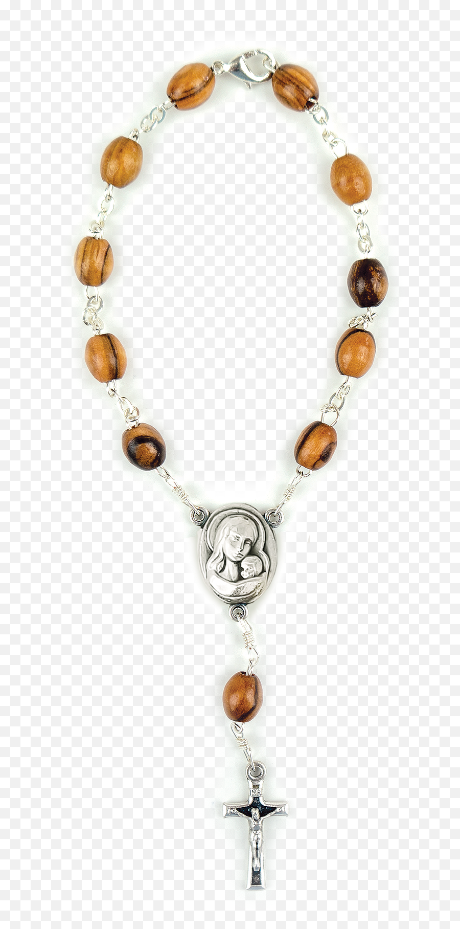 Virgin Mary Baby Jesus Holy Land - Solid Png,Religious Icon Bracelet