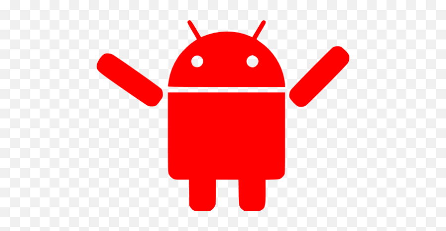 Red Android 4 Icon - Free Red Android Icons Android Logo Red Png,Android Icon White