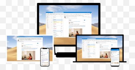 Interactive Yammer Emails Coming To Outlook For Windows Mac - Technology Applications Png,Lumia Phone Icon Time