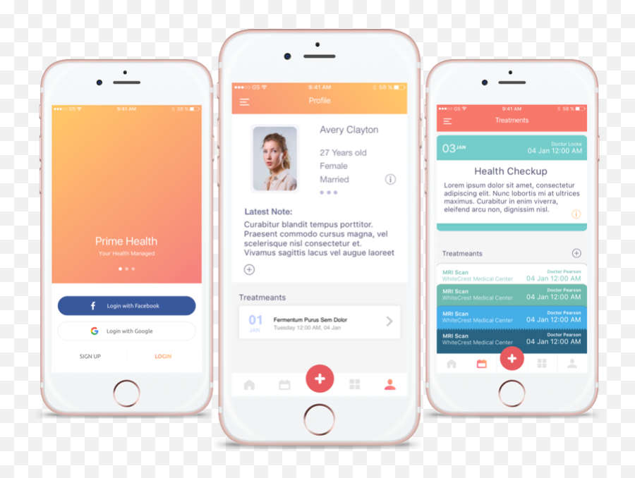 Prime Health - Ios Health App By John Griffiths On Dribbble Smart Device Png,Ios Health Icon