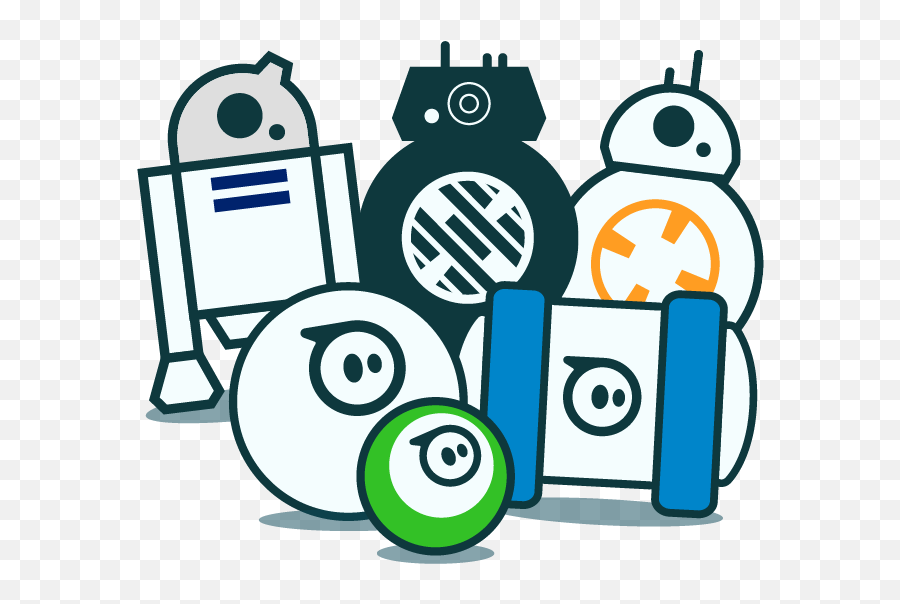 Png Stock Bb8 Clipart Sphero - Sphero Edu App Transparent Dibujo Del Robot De Star Wars,Bb8 Png