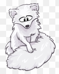 Tame Arctic Fox - Dibujo De La Zorro Artico png