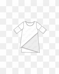 Crepe Tunic Top 133 0216 - Short Sleeve Png,Crepe Icon