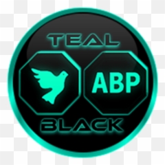 Flat Black And Teal Icon Pack Free - Izinhlelo zokusebenza Adaway png