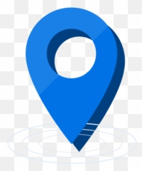 4k Pin Icon - Blue Map Point png