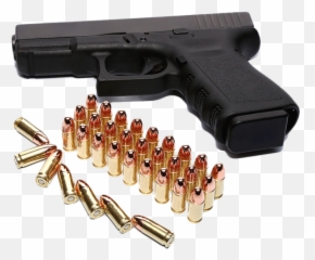 Firearm Weapon Cartridge Ammunition - Guns And Bullets Png