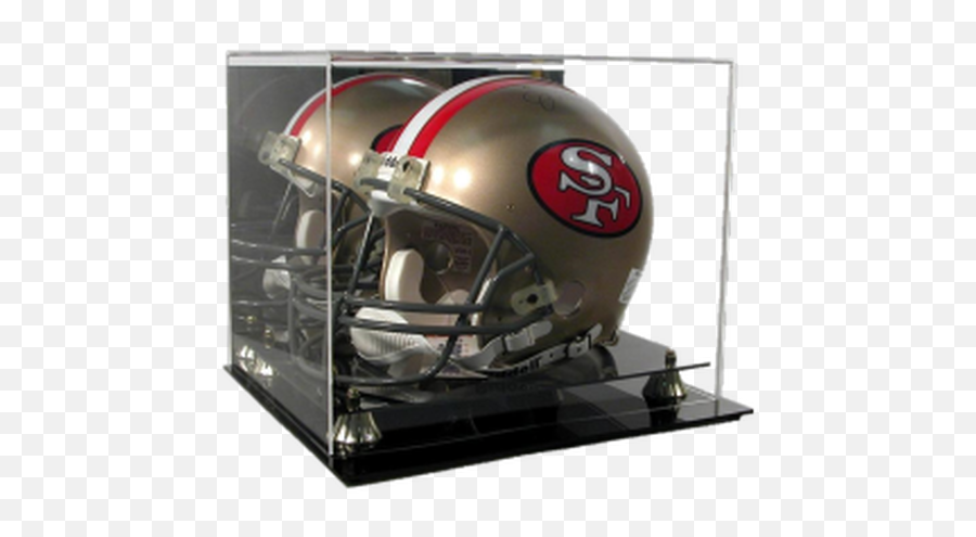 Full - Size Football Helmet Display Cases Display Case Helmet Png,Icon Saint Helmet