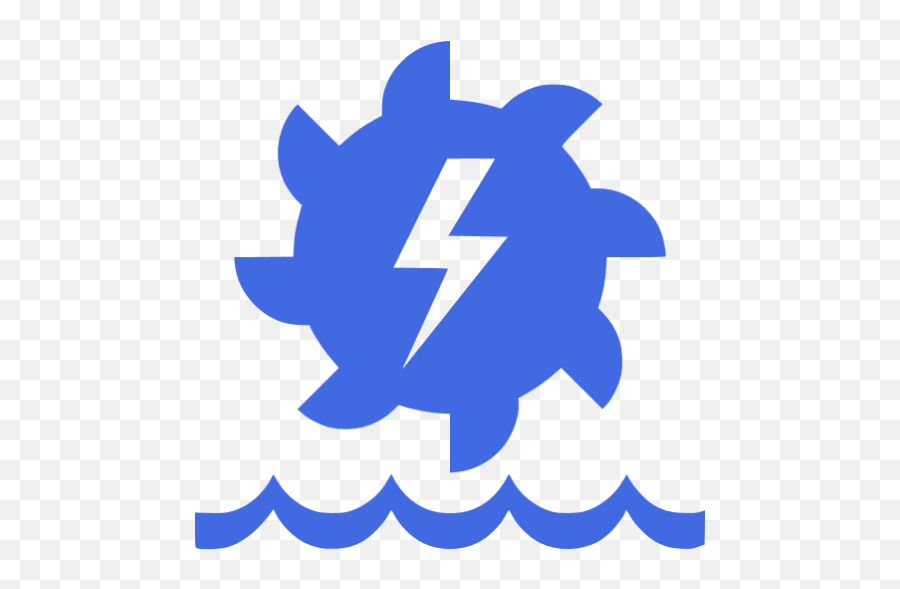 Royal Blue Hydroelectric Icon - Free Royal Blue Language Png,Hydro Icon