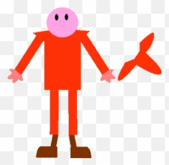Orange Man Cute Sticker - Orange Man Cute Standing Dot Png,Orange Person Icon