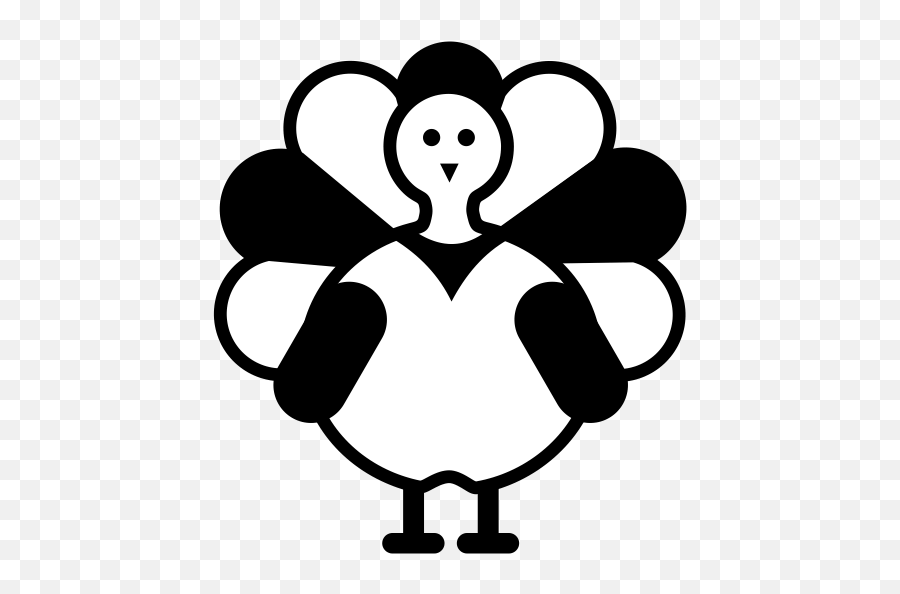 Thanksgiving Bird Icon Png And Svg Vector Free Download - Dot,Flying Bird Icon