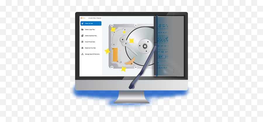 Umate Mac Cleaner - Clean Up And Optimize Your Mac To Peak Technology Applications Png,Disk Cleanup Icon