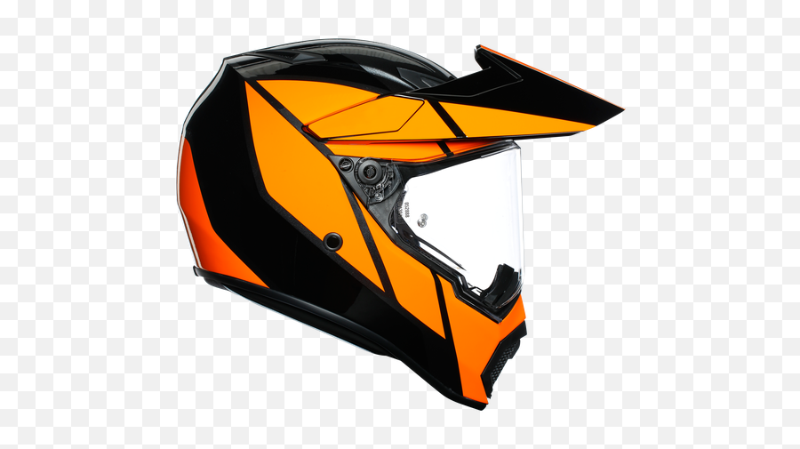 Agv Products - Mega Motorcycle Store Agv Ax9 Trail Gunmetal Orange Png,Agv K3 Rossi Icon Helmet