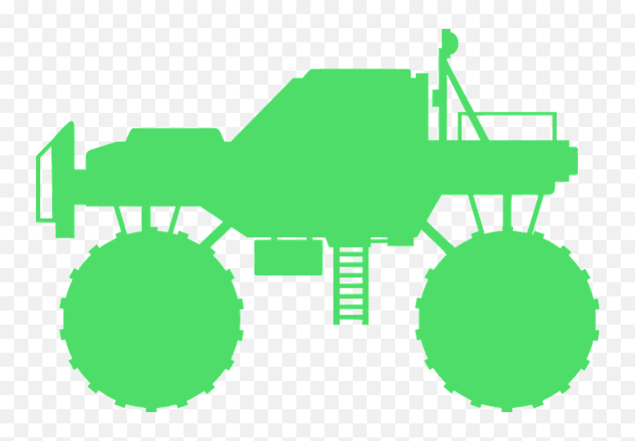 Monster Truck Silhouette - Free Vector Silhouettes Creazilla Language Png,Free Vector Truck Icon