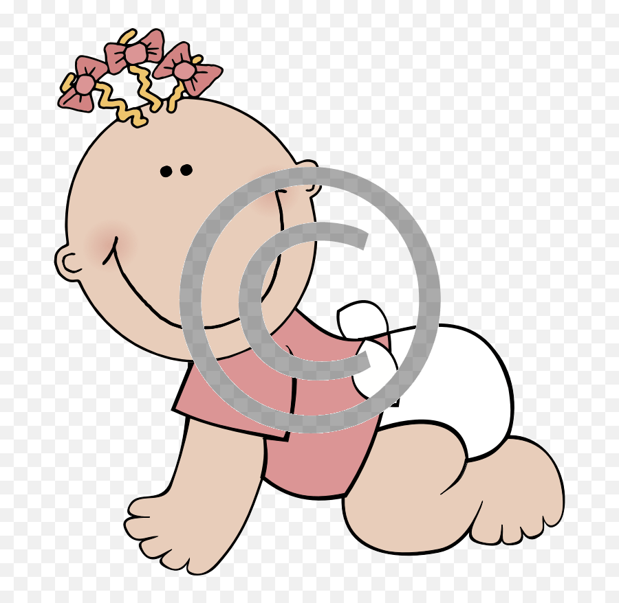 Baby Girl Crawling Png U2013 Tigerstock - Baby Girl Clip Art,Baby Chicks Png