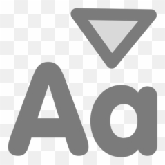 Font Size Down Icon Public Domain Vectors - Font Size Down Icon Png,Down Icon