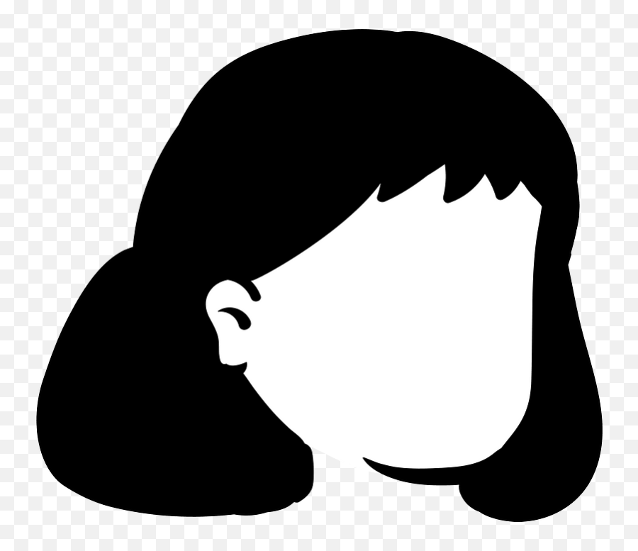 Medium Bangs Hair Style Clipart Free Download Transparent - Hair Design Png,Hair Style Icon